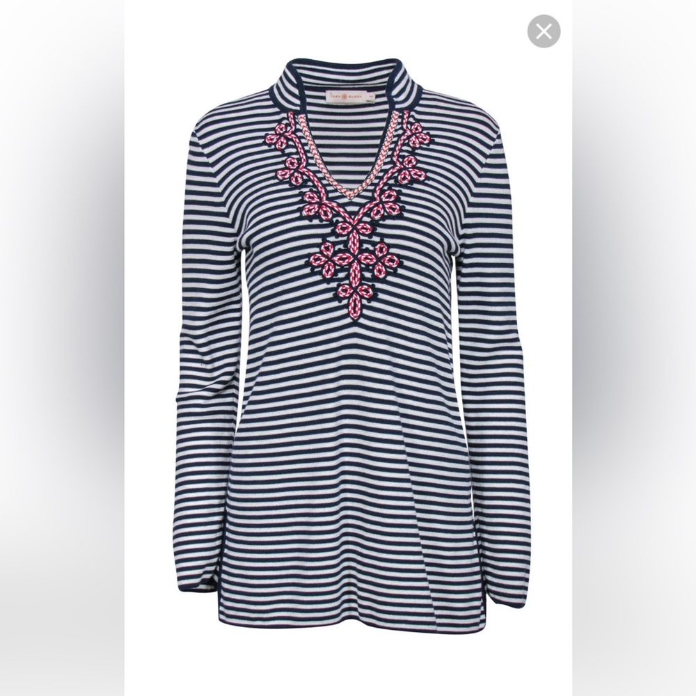 Tory Burch Striped Blouse